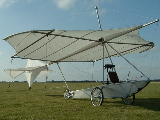 Replica George Cayley glider - photograph
