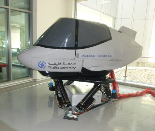 Flight Simulator, Khalifa University - photograph