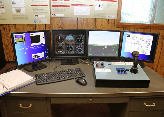 Flight Simulator - photograph